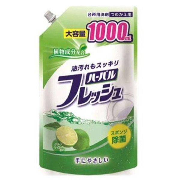 Mitsuei Средство для мытья посуды, овощей и фруктов с лаймом з/б - Dishwashing liquid, 1000мл