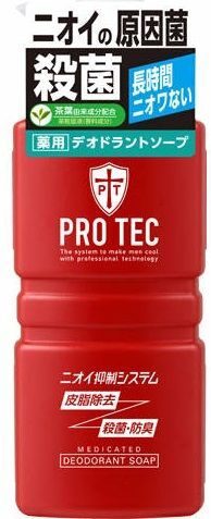 Lion «PRO TEC» - Мужское дезодорирующие жидкое мыло для тела с ментолом, 420 мл.